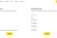 Exness Standard vs Standard Cent - Comparación de cuentas