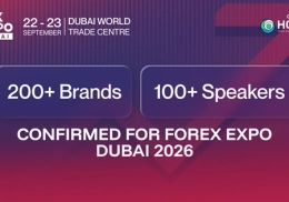 200+ Brands, 100+ Speakers Confirmed for Forex Expo Dubai 2026