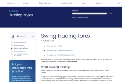 Migliori Broker Forex per Swing Trading