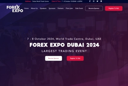 Forex Expo Dubai Set to Be World’s Largest Online Trading Event with Over 15,000