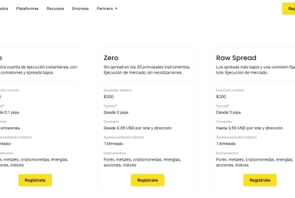 Revisión de Cuentas Profesionales de Exness