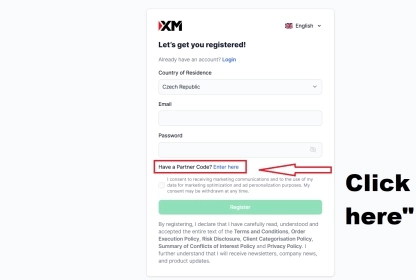 XM Partner Code