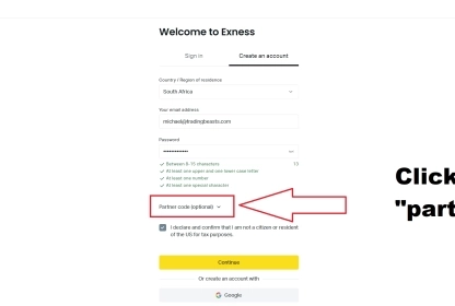 Exness Partner Code