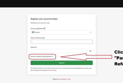 HFM Partner Code - How to enter it + Promotions