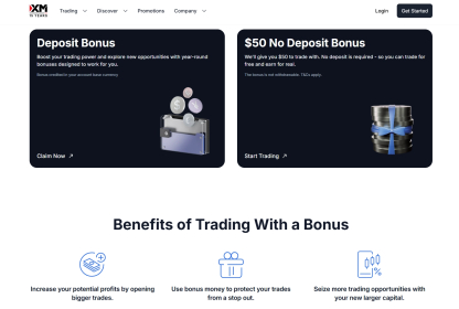 XM $50 No Deposit Bonus - New Offer