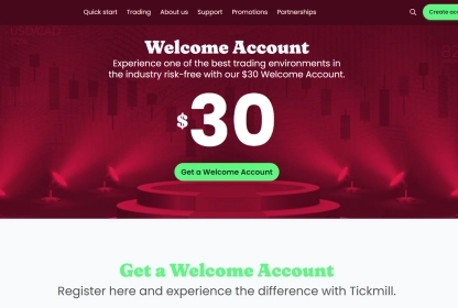 Tickmill $30 Welcome Bonus - How to Claim It + T&C