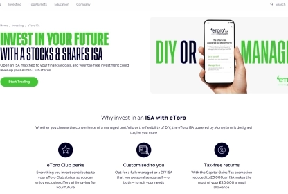 eToro ISA Review: Stocks & Shares Investing in the UK
