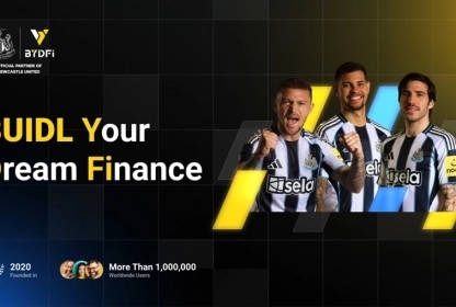 BUIDL, Not a Typo — BYDFi Shares the Story Behind Its Slogan at St. James’ Park