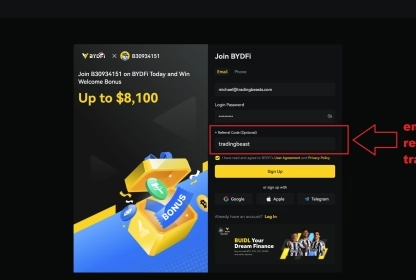 BYDfi Referral Code - For Extra Bonus