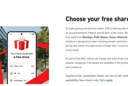 XTB Free Stock UK