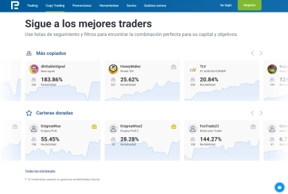 Reseña del copy trading de RoboForex