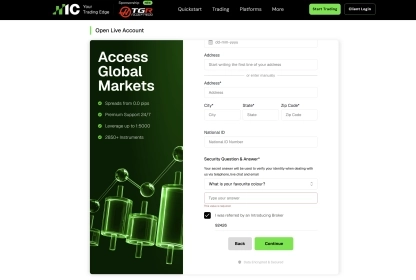 IC Markets Referral Code  - How to enter it + Promotions