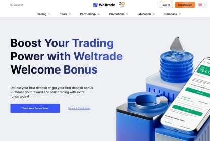 Weltrade Promo Codes: Get up to a 100% Deposit Bonus