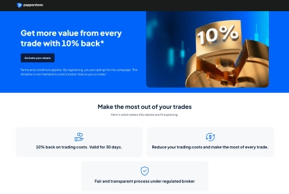 استرداد Pepperstone - كيفية الحصول على استرداد نقدي بنسبة 10%