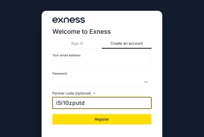 Exness Partner Code: 35% Daily Rebates