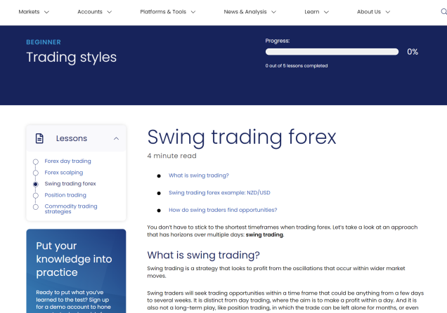 Best Forex Brokers for Swing Trading