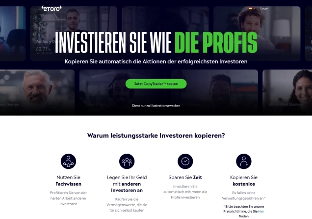 eToro Bewertung - Erfahrungen, Kosten & Angebot