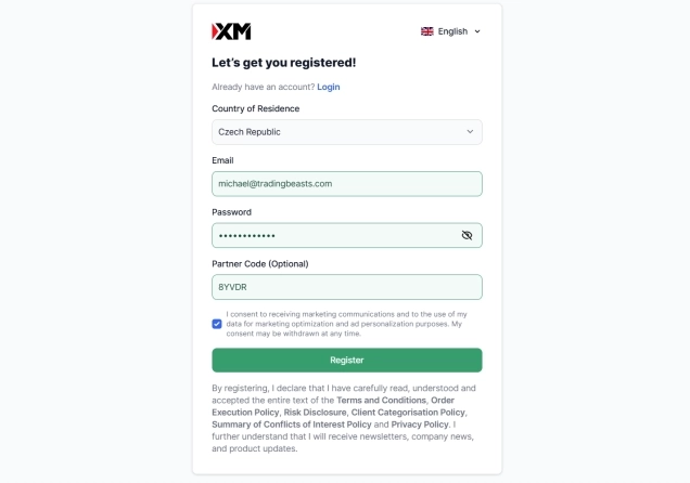 XM.com Sign Up Guide – How to Register a New Account