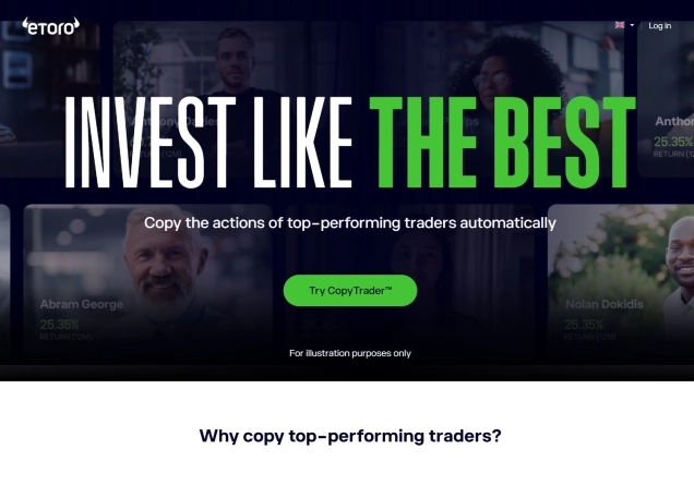Los mejores traders para copiar en Etoro