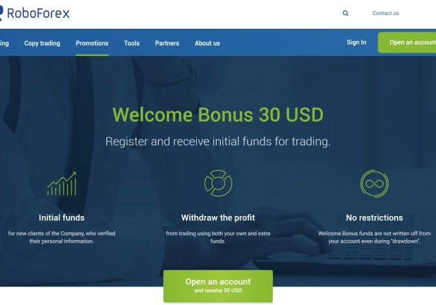 RoboForex $30 Welcome Bonus - How to Get it & T&Cs