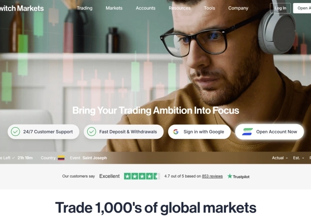 Switch Markets Review – What to Expect From The Broker