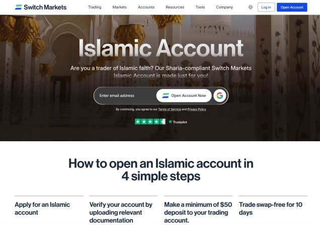 Switch Markets Islamic Account Review