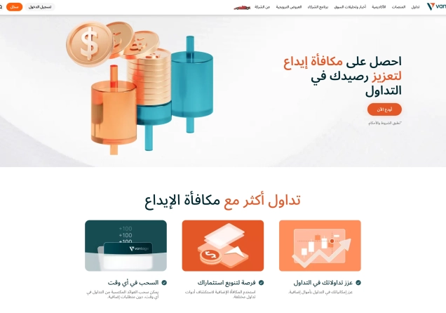 مكافأة إيداع بنسبة 150٪ من Vantage Markets: الشروط وكيفية المطالبة بها