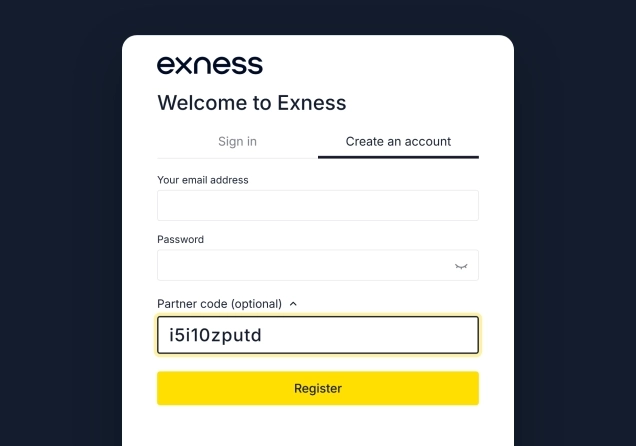 Exness Partner Code: 35% Daily Rebates